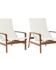 Castelle Berkeley Padded Sling Lounge Chair Set