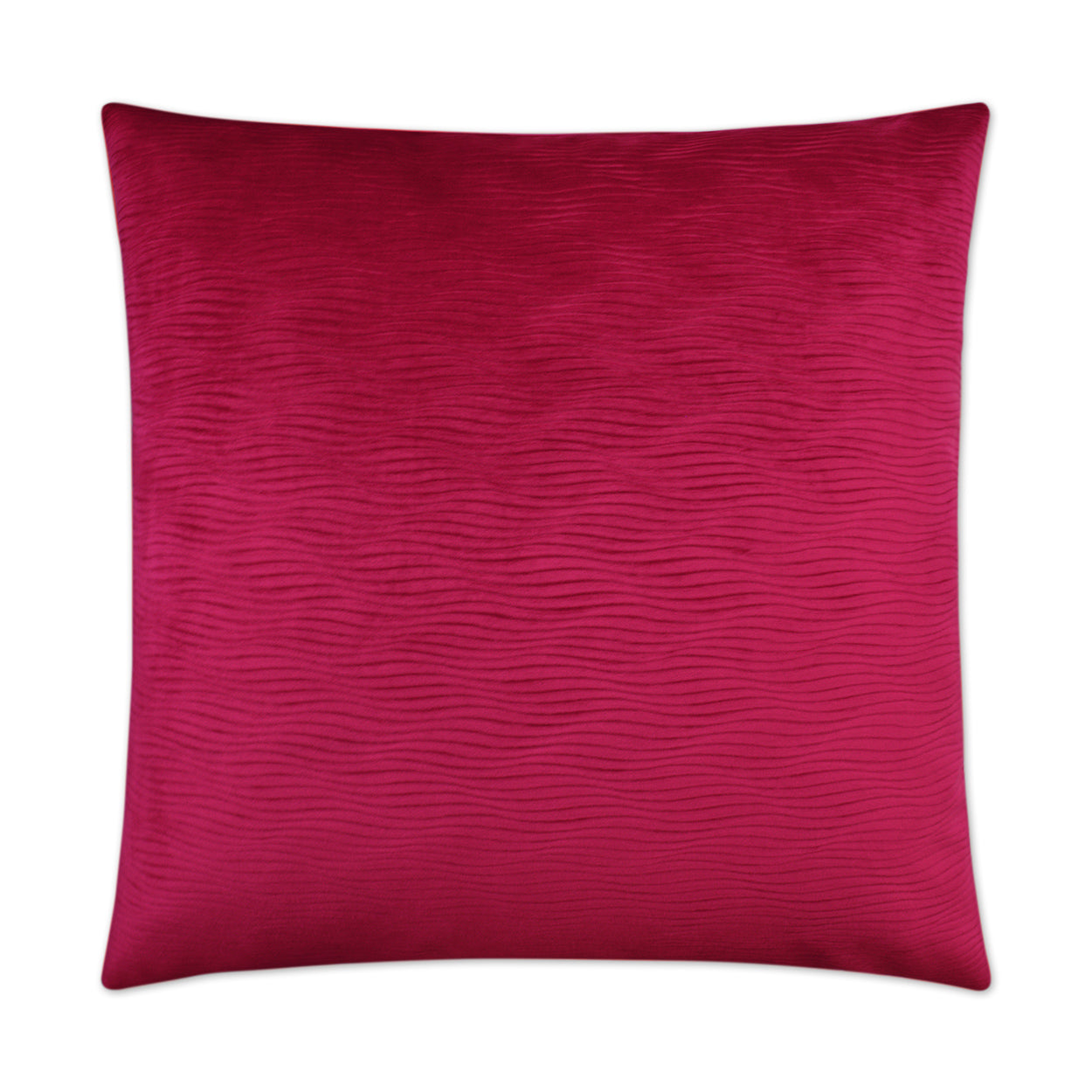 D.V. Kap Stream Fuchsia Red Throw Pillow With Insert