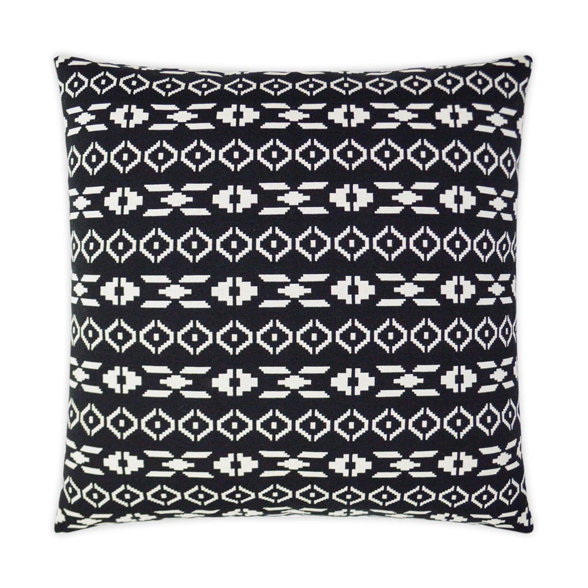 D.V. Kap Lightning Black Throw Pillow With Insert
