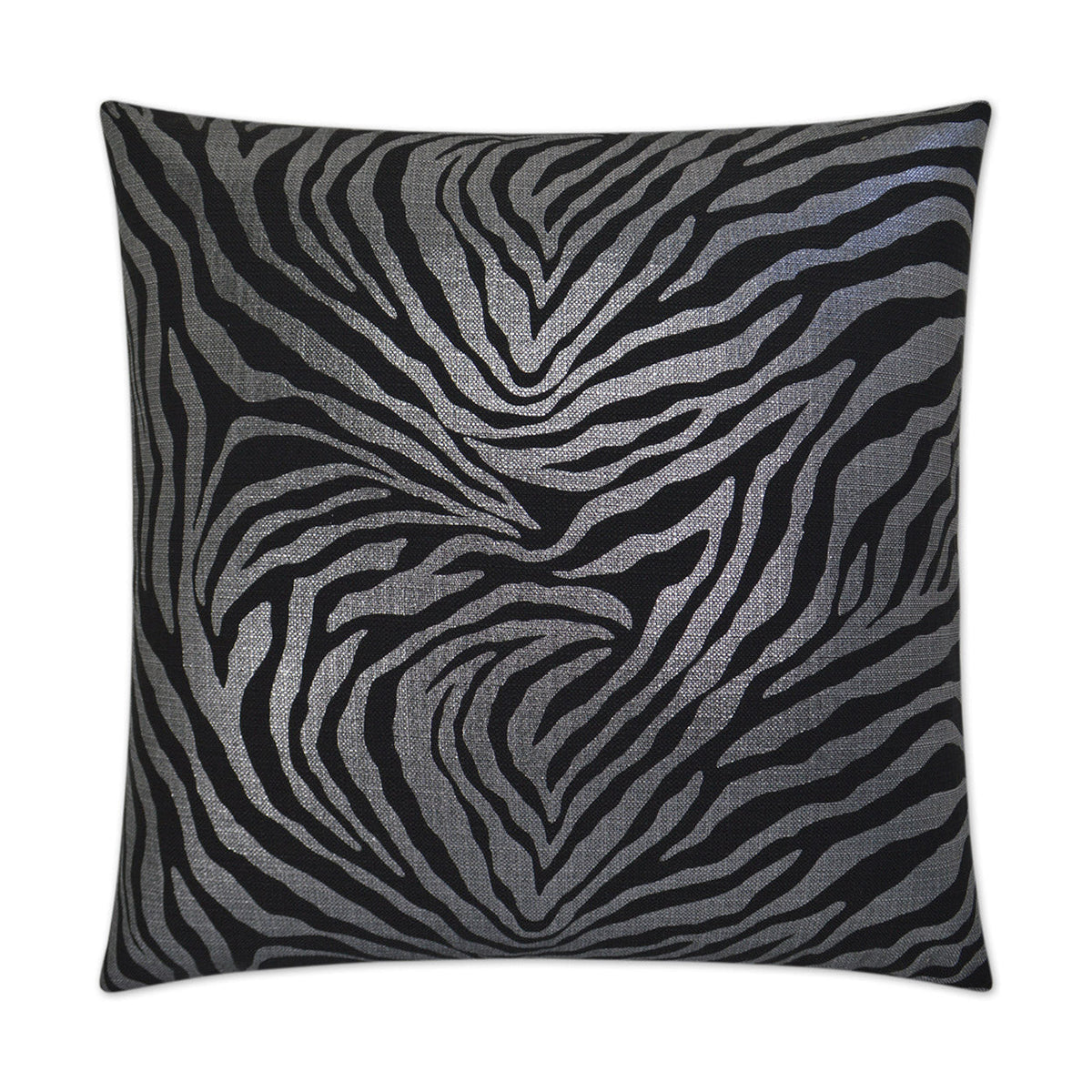D.V. Kap Kumba Ebony Black Throw Pillow With Insert