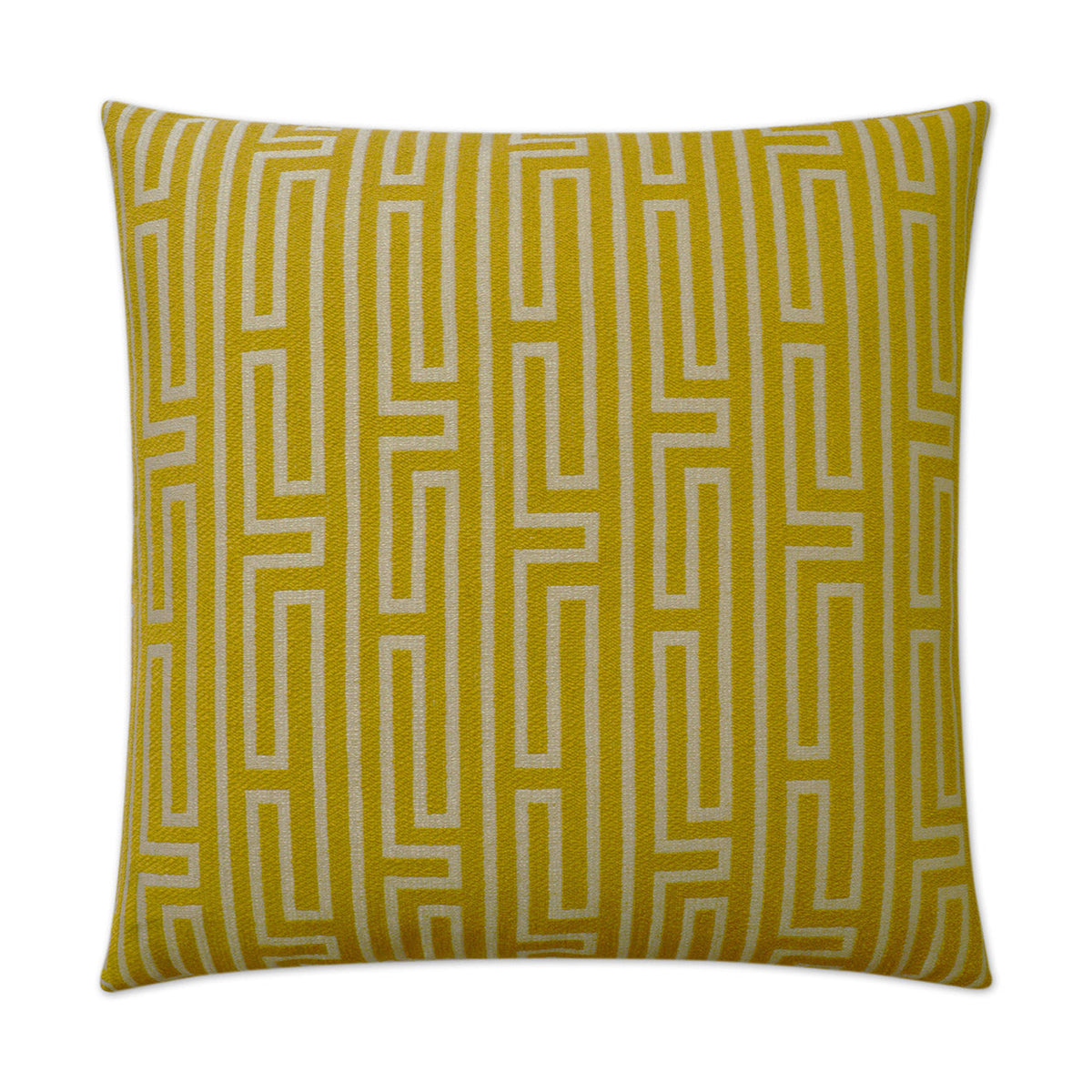 D.V. Kap Pandora Mustard Yellow Throw Pillow With Insert