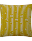 D.V. Kap Pandora Mustard Yellow Throw Pillow With Insert