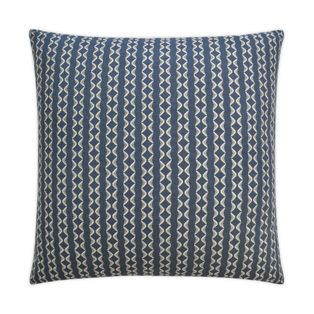 D.V. Kap Notch Indigo Blue Throw Pillow With Insert