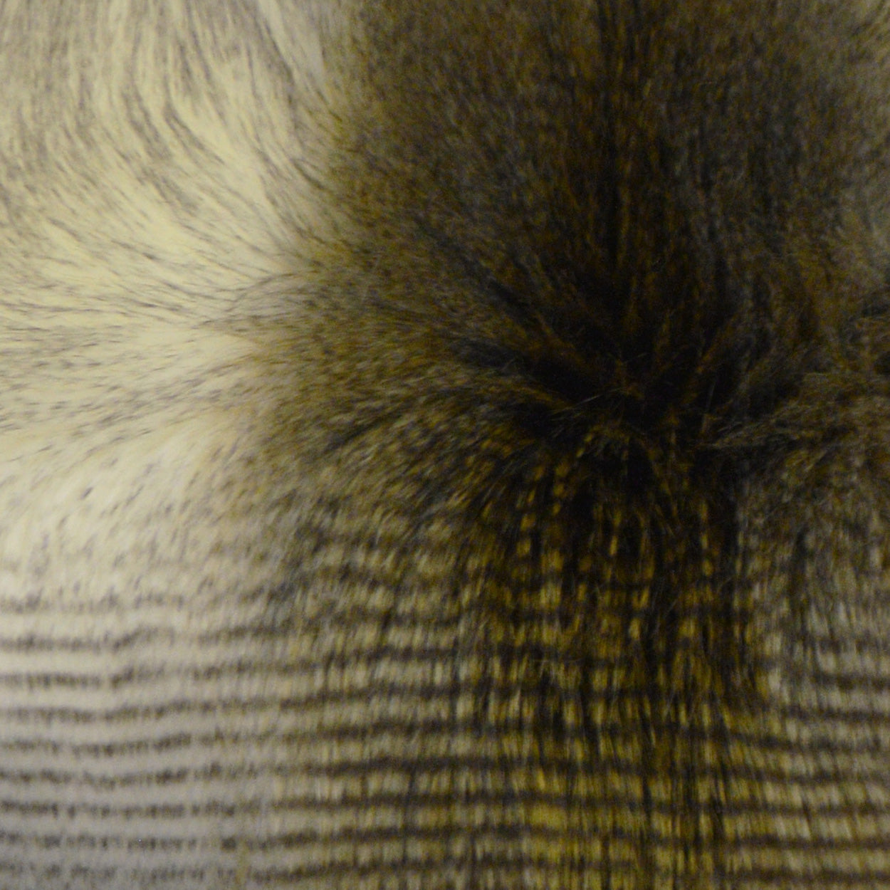 D.V. Kap Fur Bolster Alaskan Hawk Brown Throw Pillow With Insert