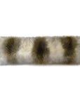 D.V. Kap Fur Bolster Alaskan Hawk Brown Throw Pillow With Insert