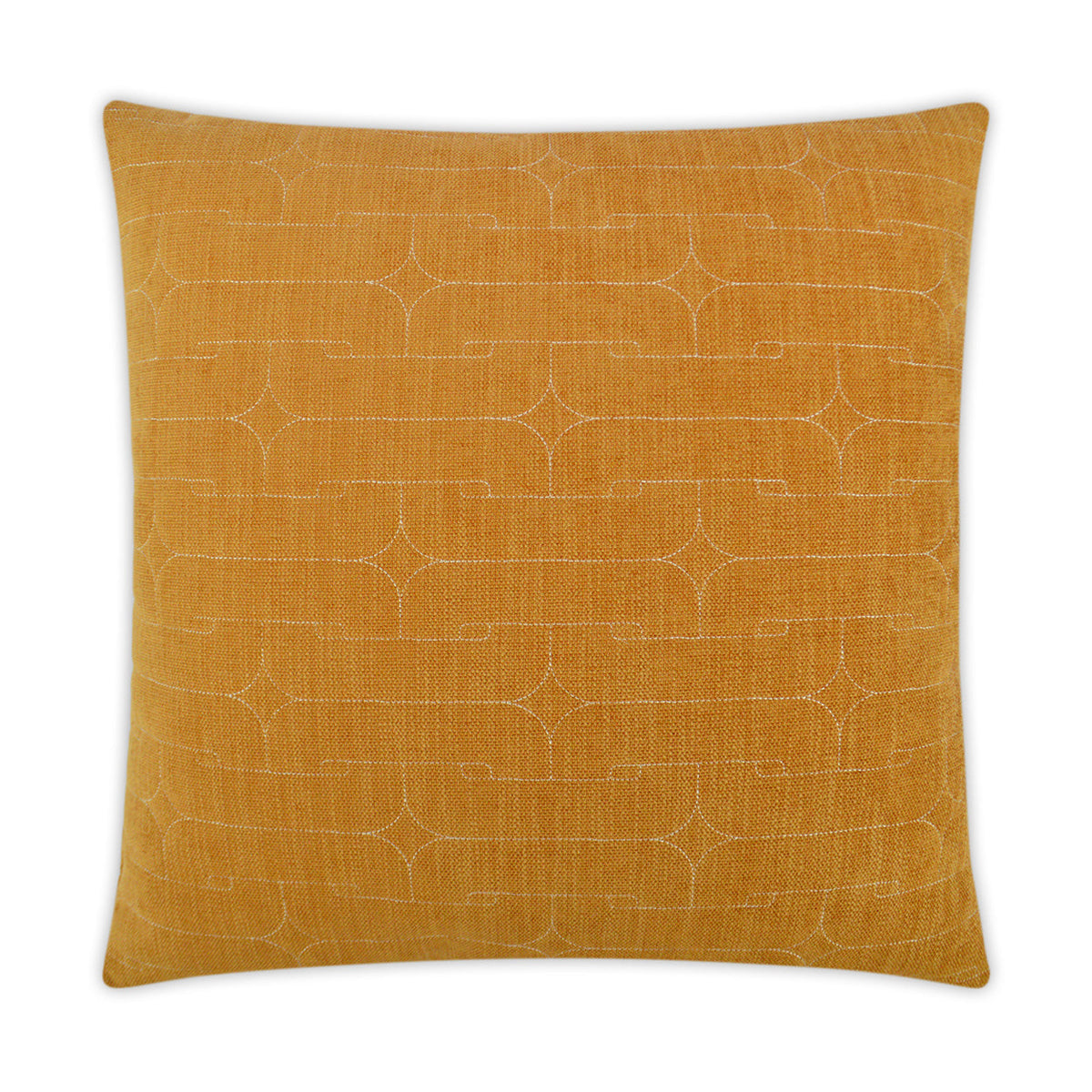 D.V. Kap Unchained Mustard Yellow Throw Pillow With Insert