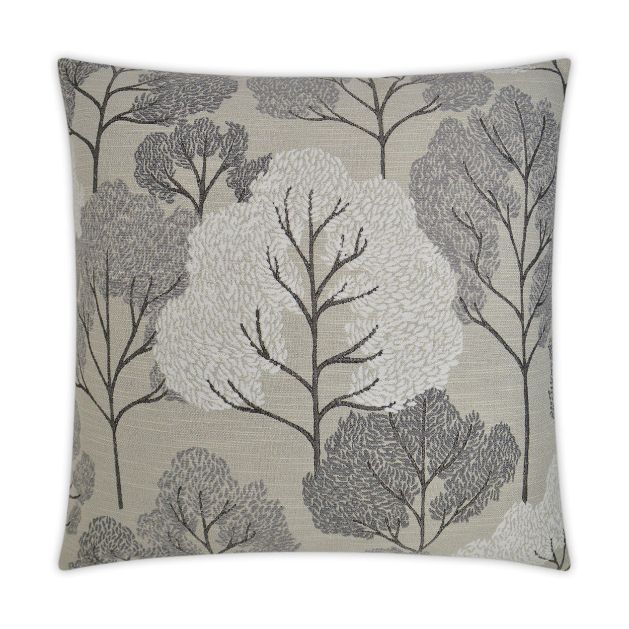 D.V. Kap Trees Grey Throw Pillow With Insert