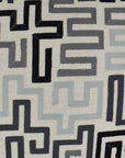 D.V. Kap Labyrinth Alloy Grey Throw Pillow With Insert