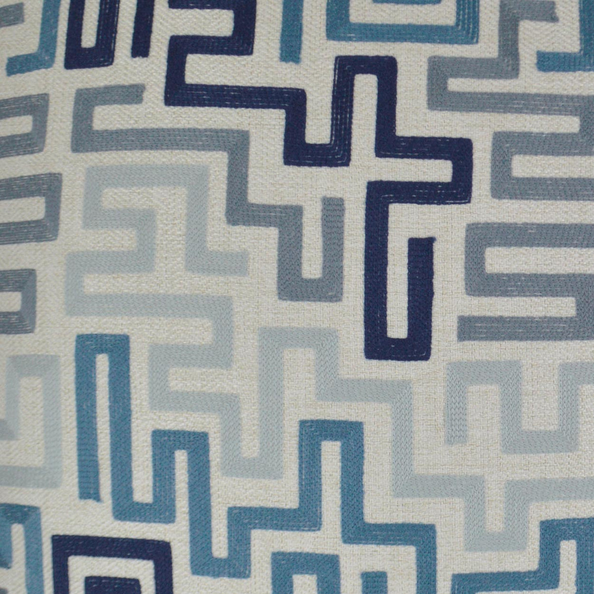 D.V. Kap Labyrinth Indigo Blue Throw Pillow With Insert