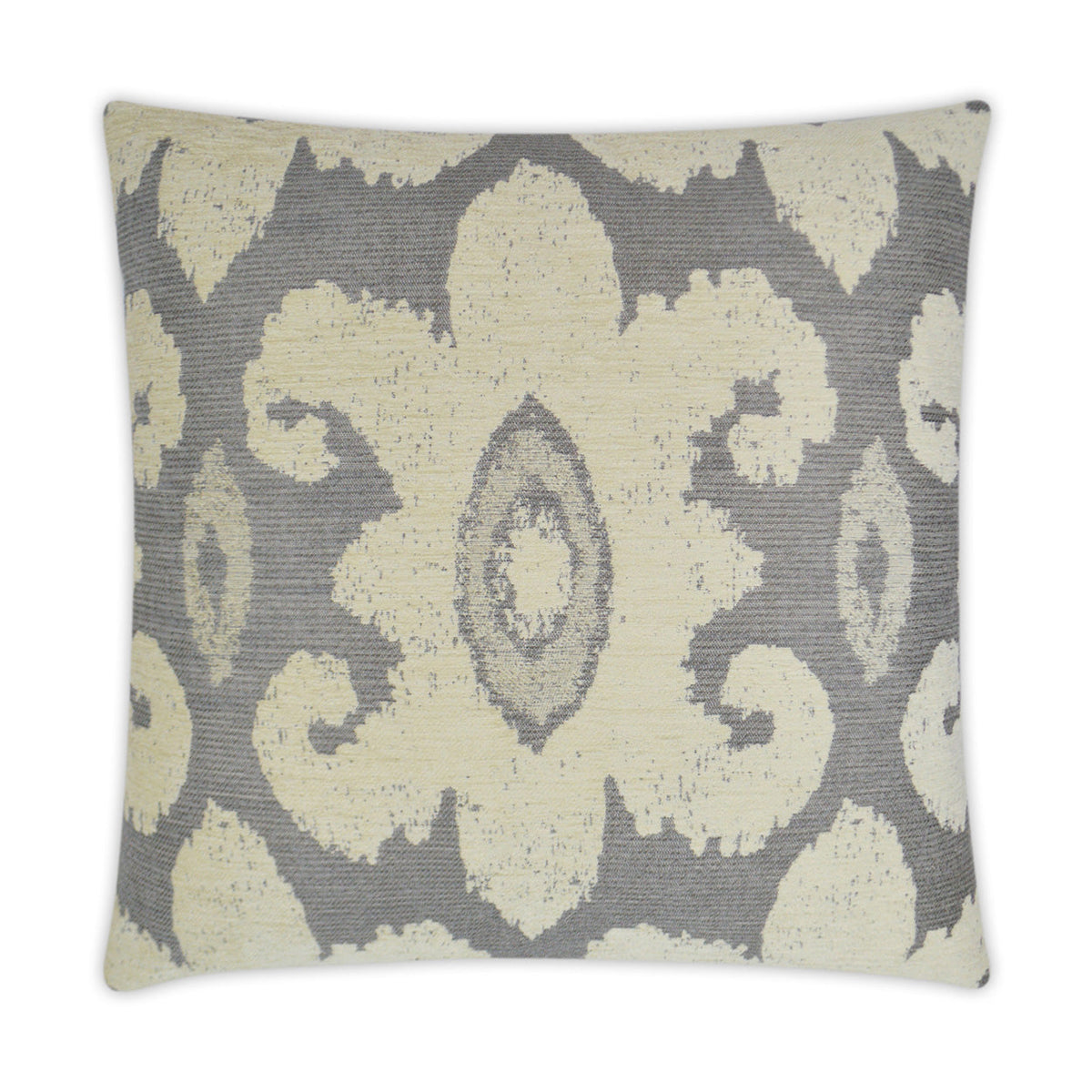 D.V. Kap Rekha Grey Grey Throw Pillow With Insert