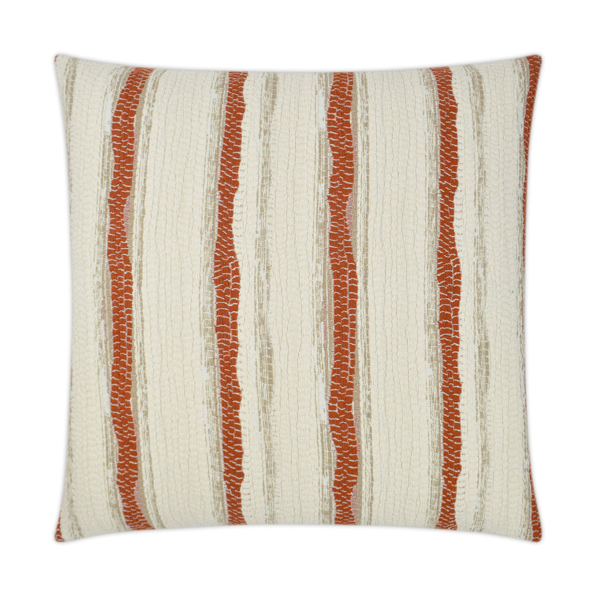 D.V. Kap Rushmore Clay Red Throw Pillow With Insert