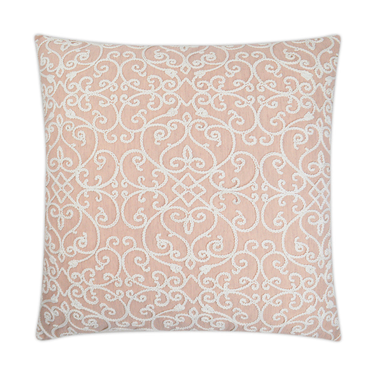 D.V. Kap Serafim Rose Pink Throw Pillow With Insert