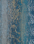 D.V. Kap Mikadoon Peacock Blue Throw Pillow With Insert