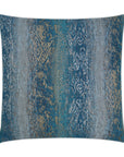 D.V. Kap Mikadoon Peacock Blue Throw Pillow With Insert