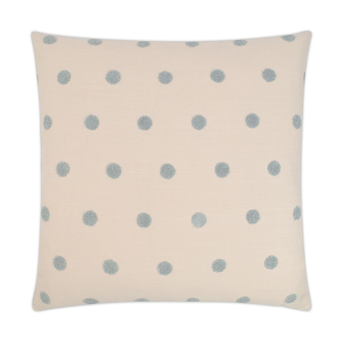 D.V. Kap Puff Dotty Pink Throw Pillow With Insert