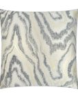 D.V. Kap Waves Charcoal Grey Throw Pillow With Insert