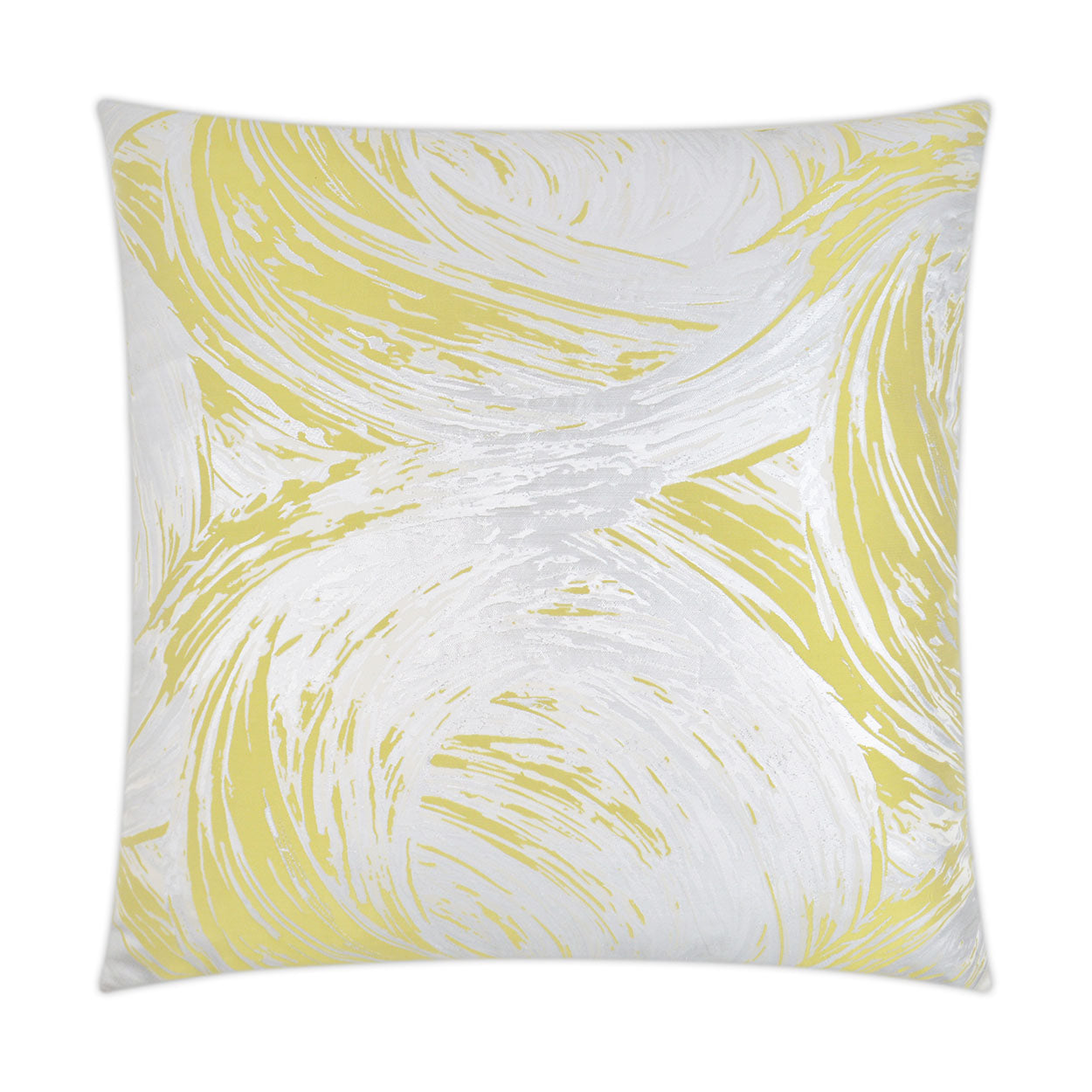 D.V. Kap Tornado Citron Yellow Throw Pillow With Insert