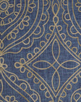 D.V. Kap Timelessness Denim Blue Throw Pillow With Insert