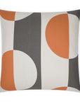 D.V. Kap Phases Orange Throw Pillow With Insert