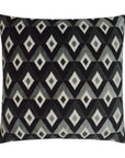 D.V. Kap Meta Ebony Black Throw Pillow With Insert