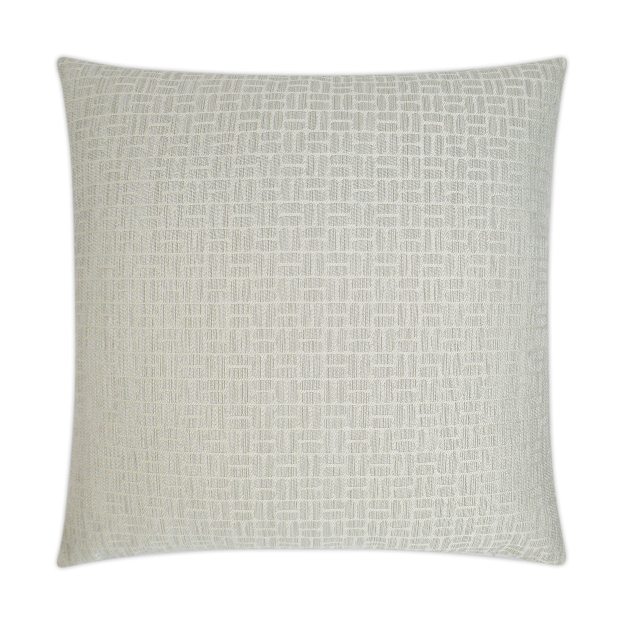 D.V. Kap Dupont Pearl Light Grey Throw Pillow With Insert