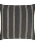 D.V. Kap Mesmerize Charcoal Black Throw Pillow With Insert