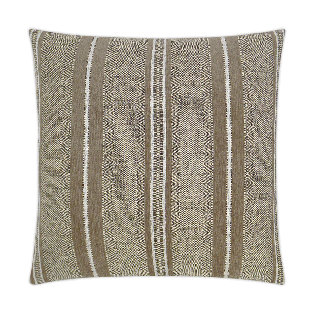 D.V. Kap Highland Mocha Brown Throw Pillow With Insert