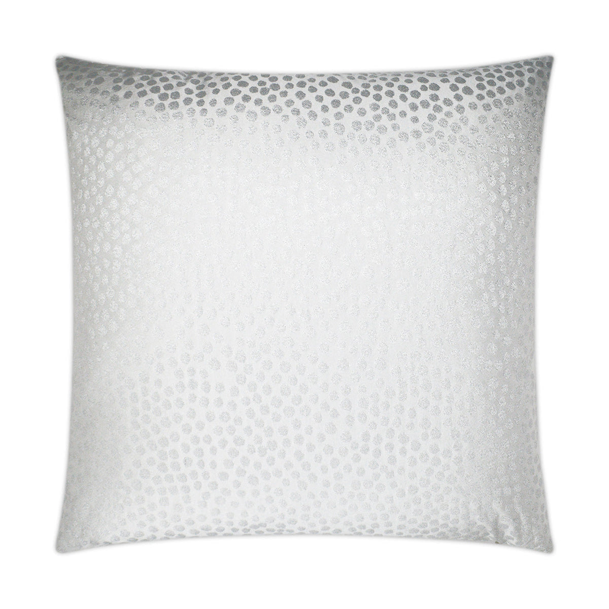 D.V. Kap Hepburn Crystal White Throw Pillow With Insert