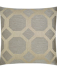 D.V. Kap Statler Taupe Brown Throw Pillow With Insert