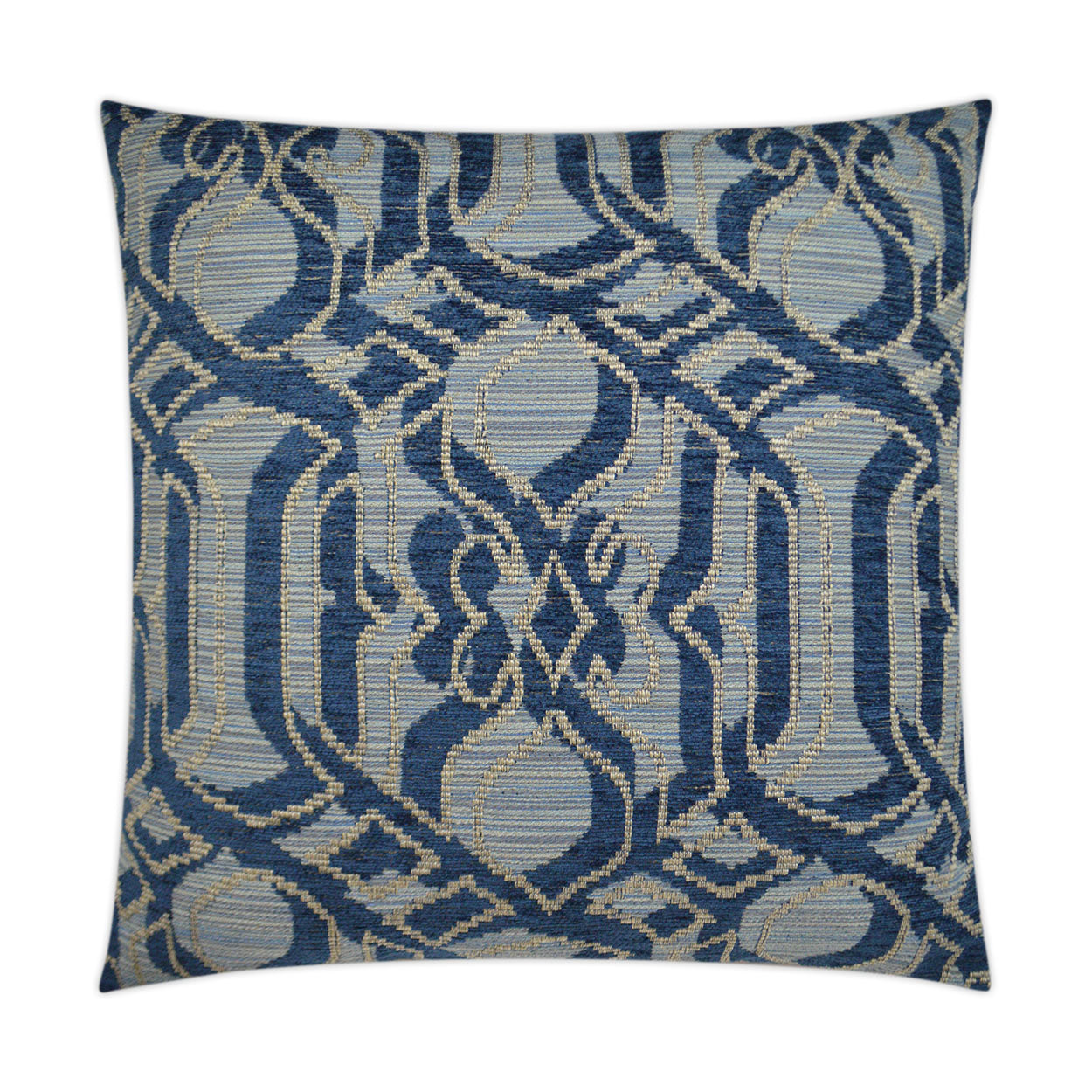 D.V. Kap Sesto Indigo Blue Throw Pillow With Insert