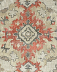 D.V. Kap Kapoor Linen Red Throw Pillow With Insert