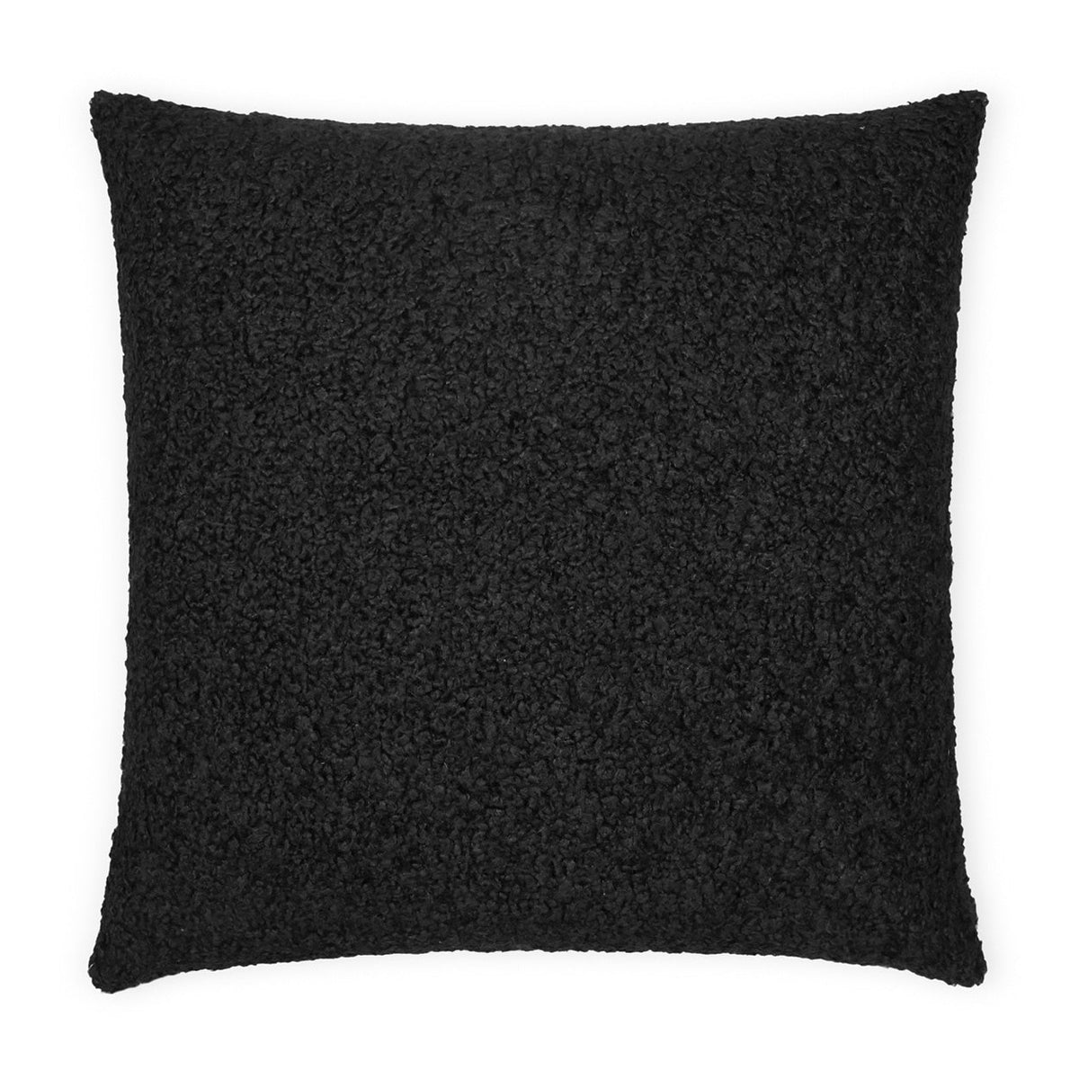D.V. Kap Poodle Jet Black Throw Pillow With Insert