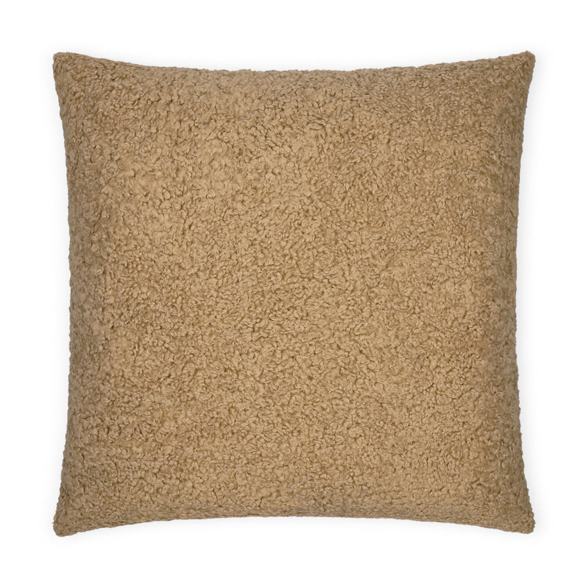 D.V. Kap Poodle Latte Brown Throw Pillow With Insert