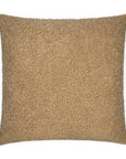 D.V. Kap Poodle Latte Brown Throw Pillow With Insert