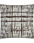 D.V. Kap Maddox Latte Chocolate Brown Throw Pillow With Insert