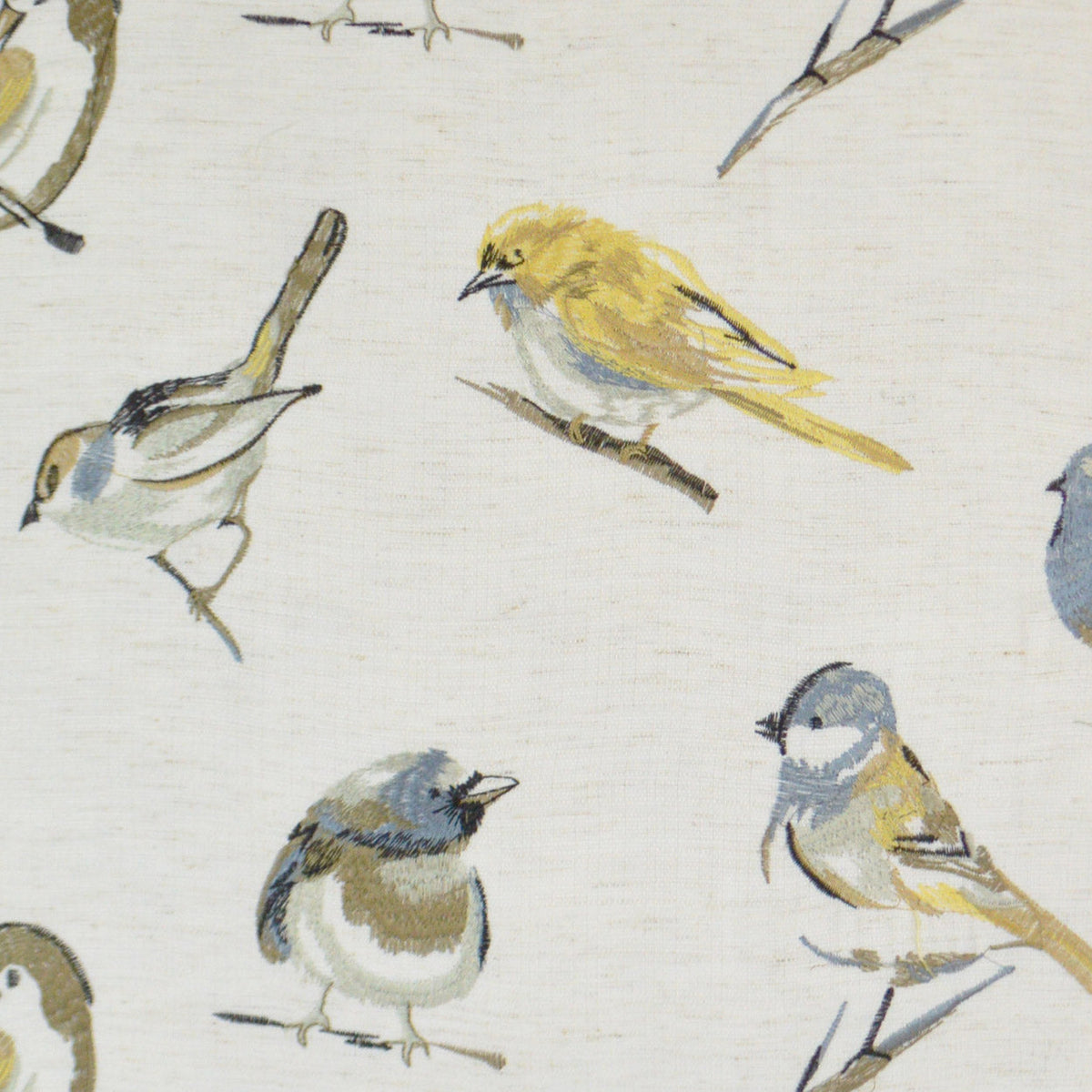 D.V. Kap Sparrow Yellow Throw Pillow With Insert