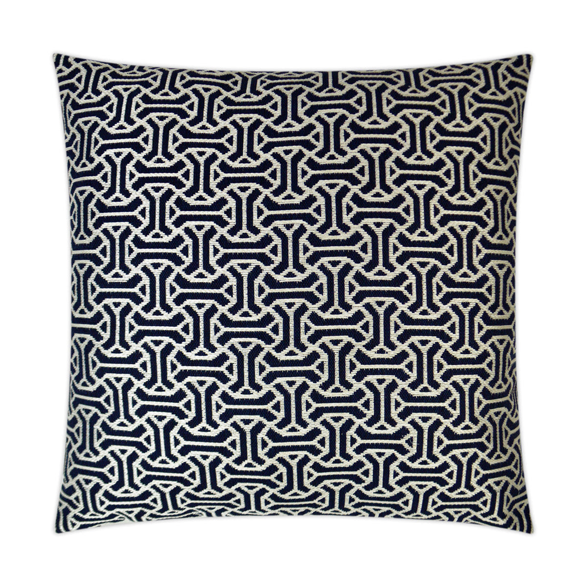D.V. Kap Stoneking Navy Blue Throw Pillow With Insert
