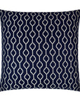 D.V. Kap Striker Navy Blue Throw Pillow With Insert