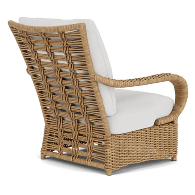 Lloyd Flanders Magnolia Brown Outdoor Lounge Chair