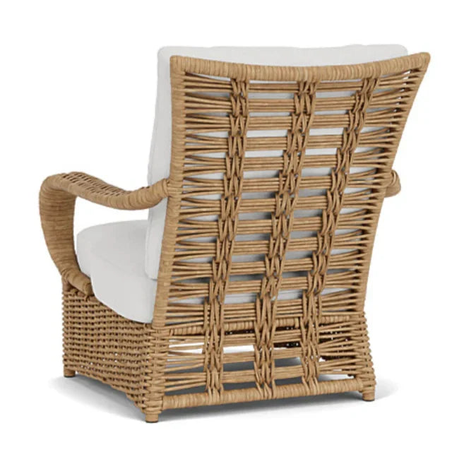 Lloyd Flanders Magnolia Brown Outdoor Lounge Chair