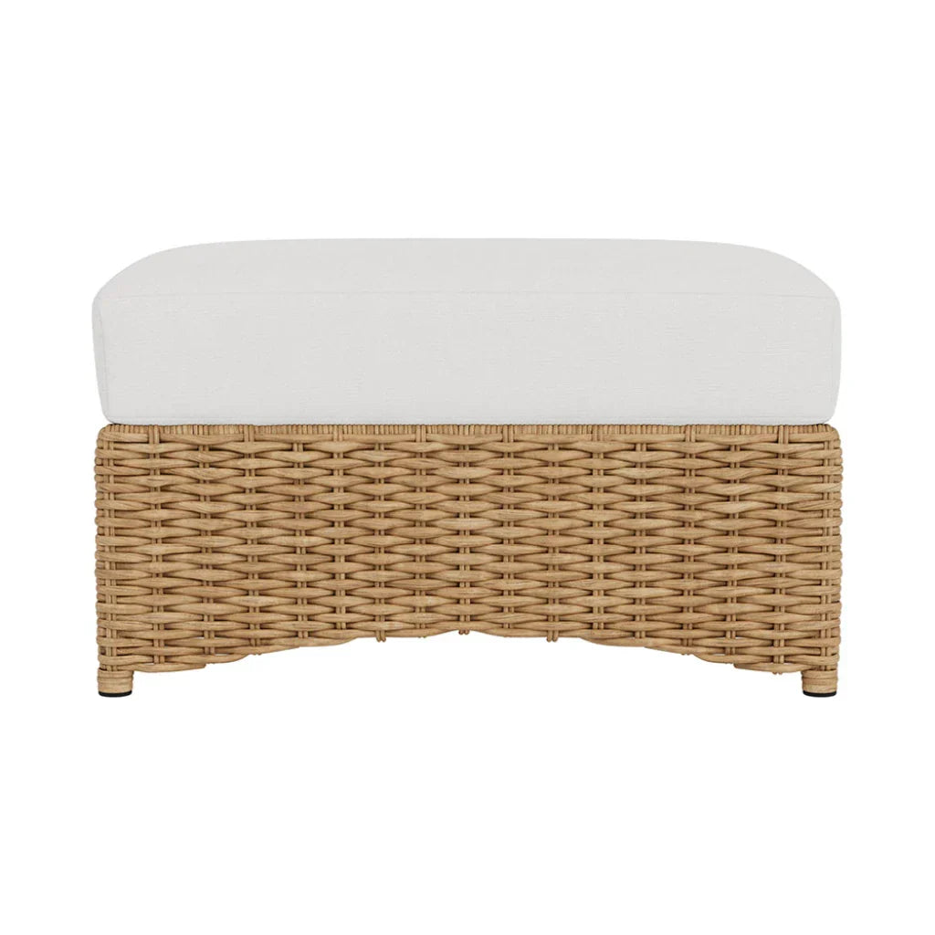 Lloyd Flanders Magnolia Brown Outdoor Ottoman