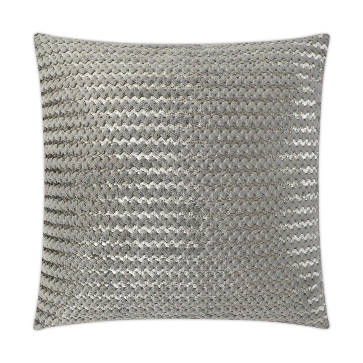 D.V. Kap Gene Fur Grey Grey Throw Pillow With Insert