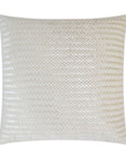 D.V. Kap Gene Fur Ivory Throw Pillow With Insert