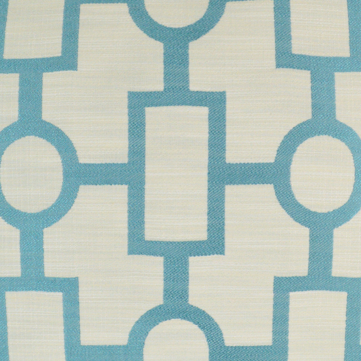 D.V. Kap Ellington Turquoise Blue Throw Pillow With Insert