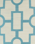 D.V. Kap Ellington Turquoise Blue Throw Pillow With Insert