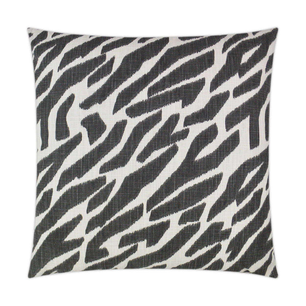D.V. Kap Zany Ink Black Throw Pillow With Insert