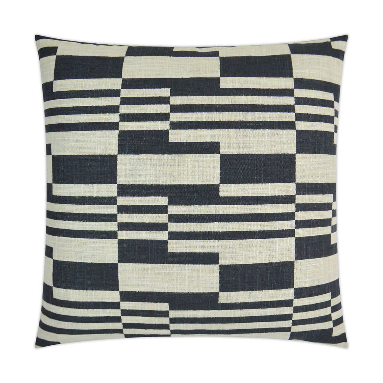D.V. Kap Piano Domino Black Throw Pillow With Insert