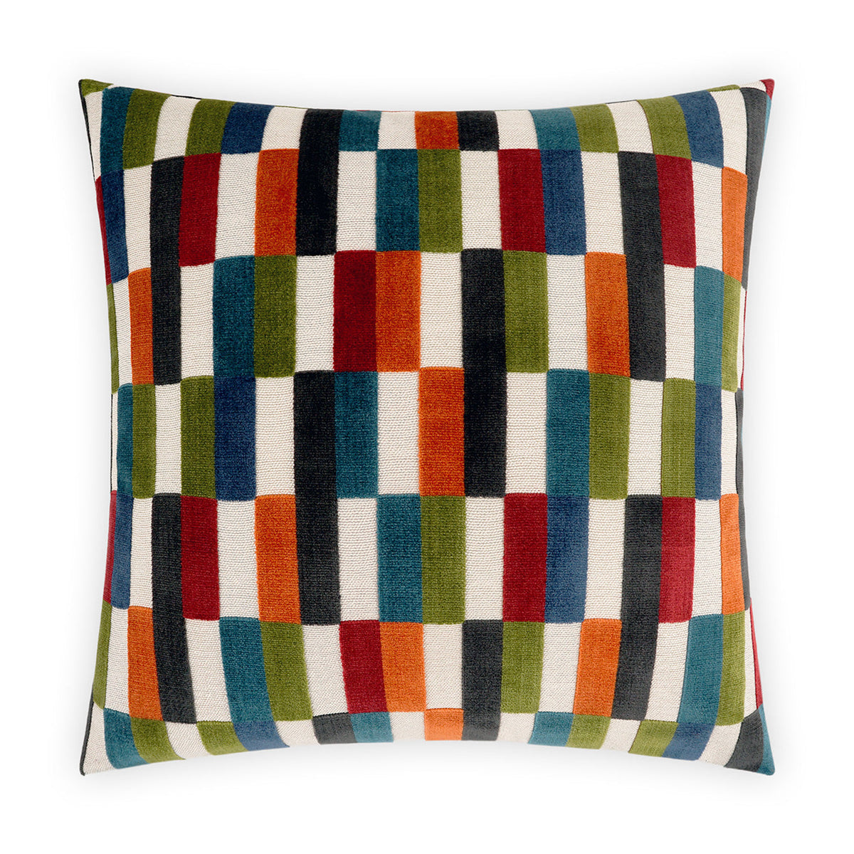 D.V. Kap Mod Pop Jewel Multi Color Throw Pillow With Insert