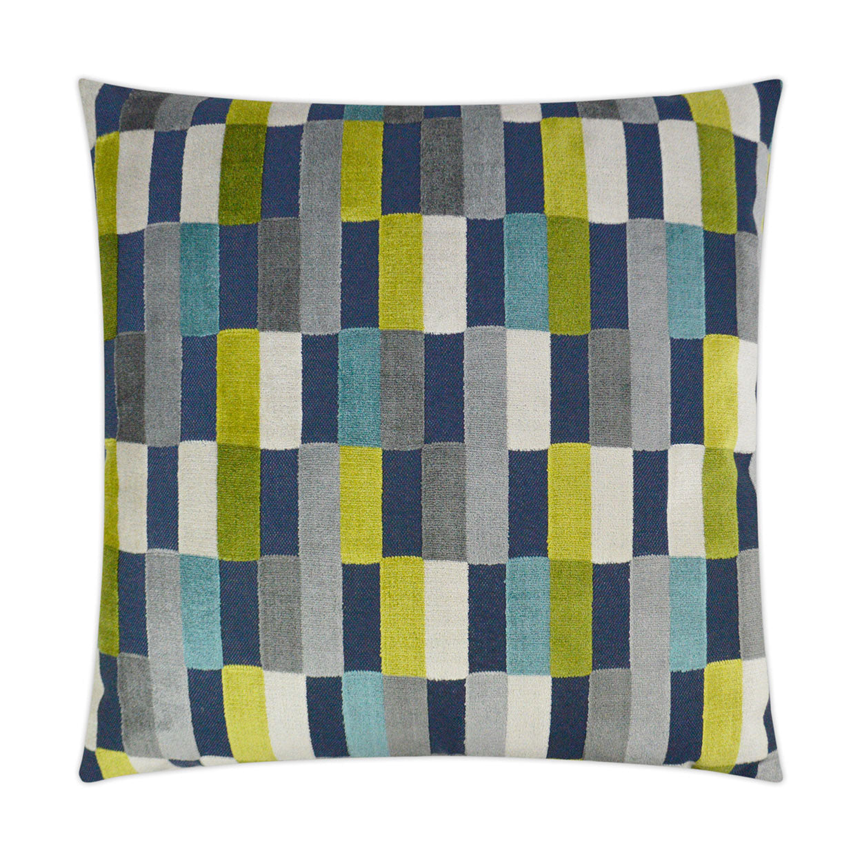 D.V. Kap Mod Pop Mosaic Multi Color Throw Pillow With Insert