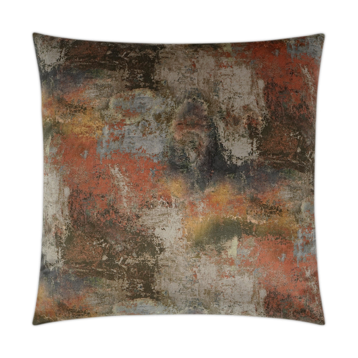 D.V. Kap Reverie Carmine Multi Color Throw Pillow With Insert